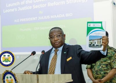 Justice Sector Reform Strategy - President Bio