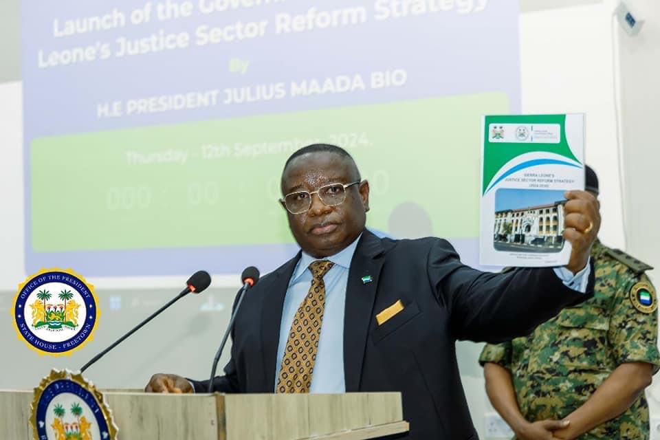 Justice Sector Reform Strategy - President Bio